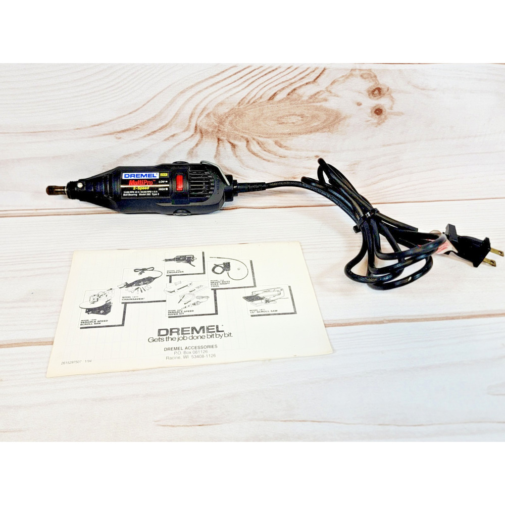 Dremel MultiPro Model: 285 Type 5 Rotary Tool 2-Speed (15000 & 30,000 RPM)